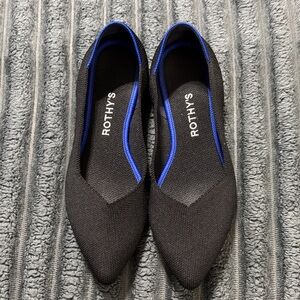 Rothy’s The Point- like new! Black, size 8.5